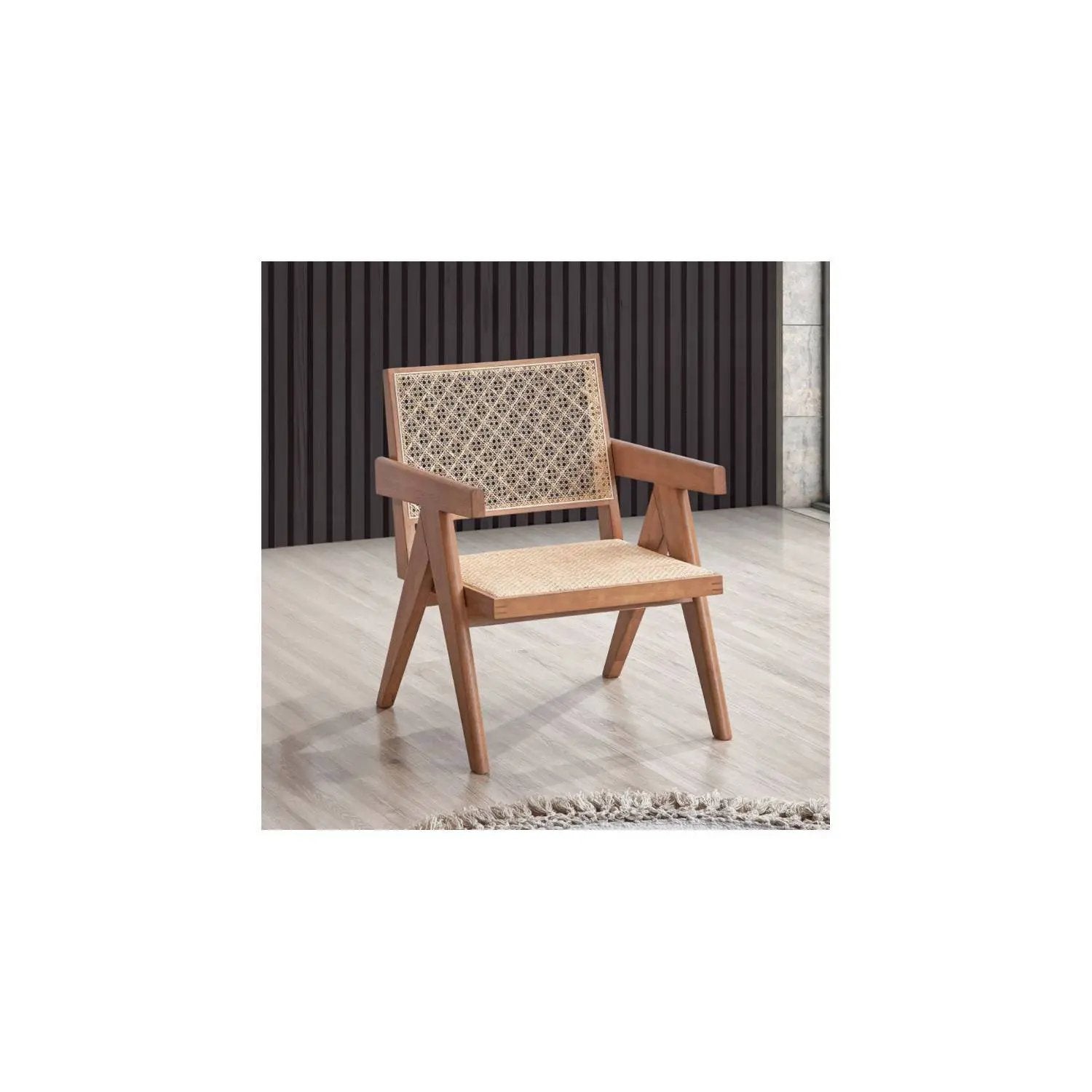 Velentina - Accent Chair - Natural / Rattan by Unique Piece Furniture