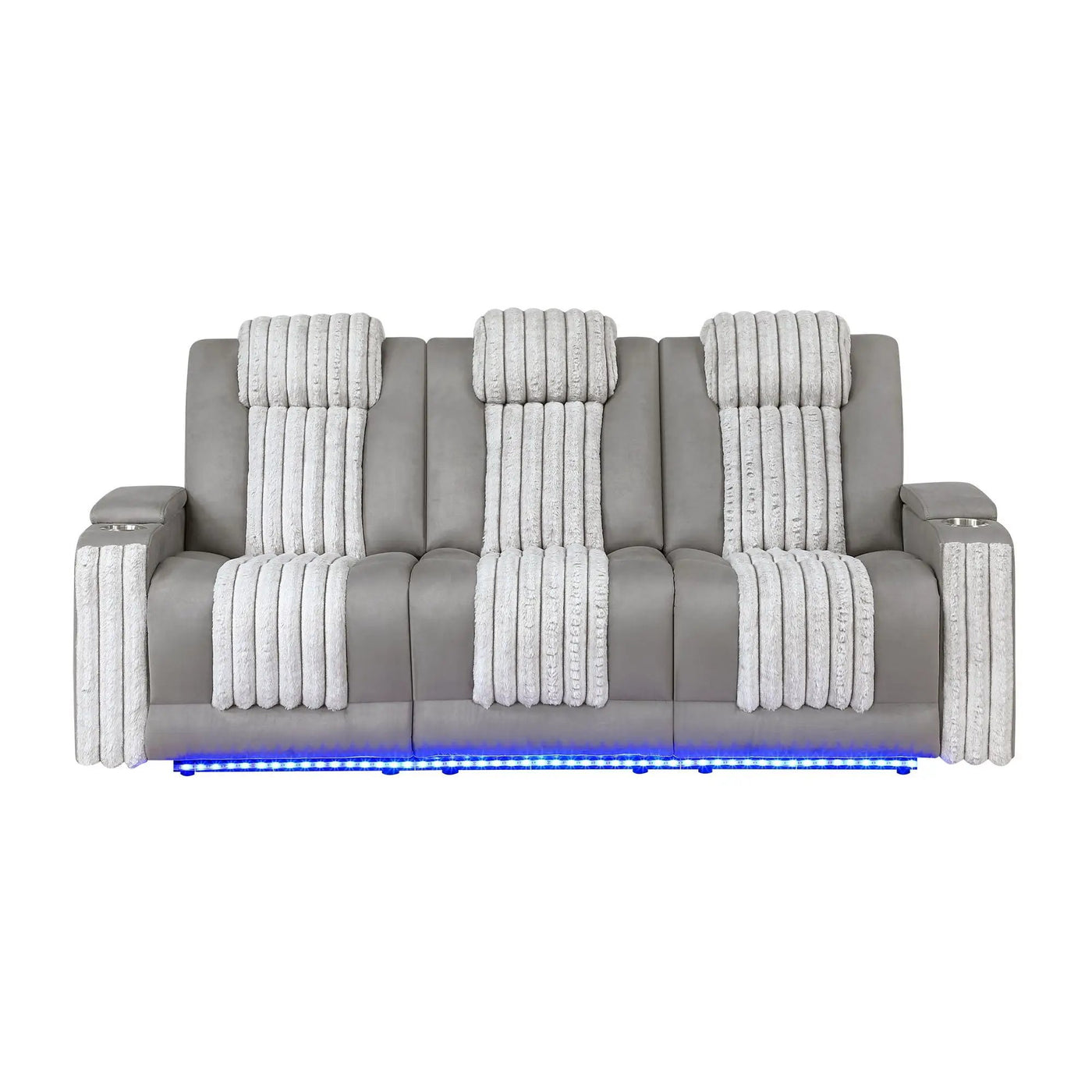 Duran - Power Reclining Sofa With Power Headrest by HouseOfZazla