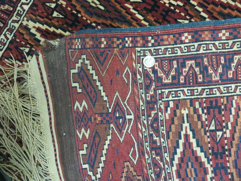 4' X 8' Antique Handmade Russian Bokhara Turkoman Yamud Wool Rug Carpet Nice by Jewel Rugs