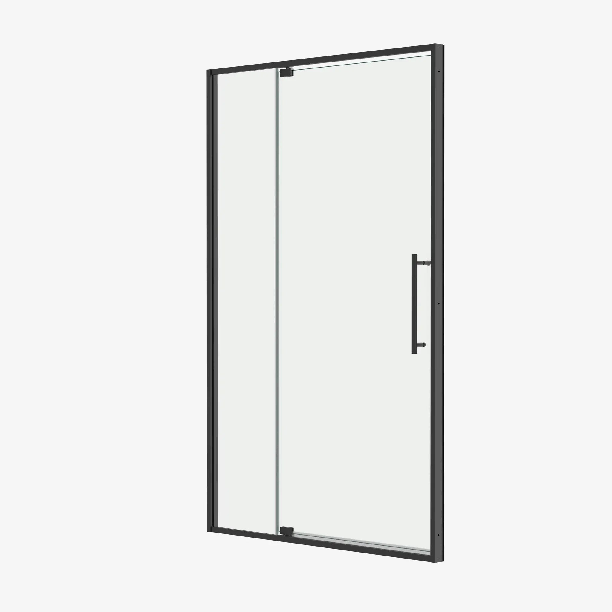 50-54"W x 74"H Pivot Shower Door with Matte Tempered Glass Finish by HouseOfZazla