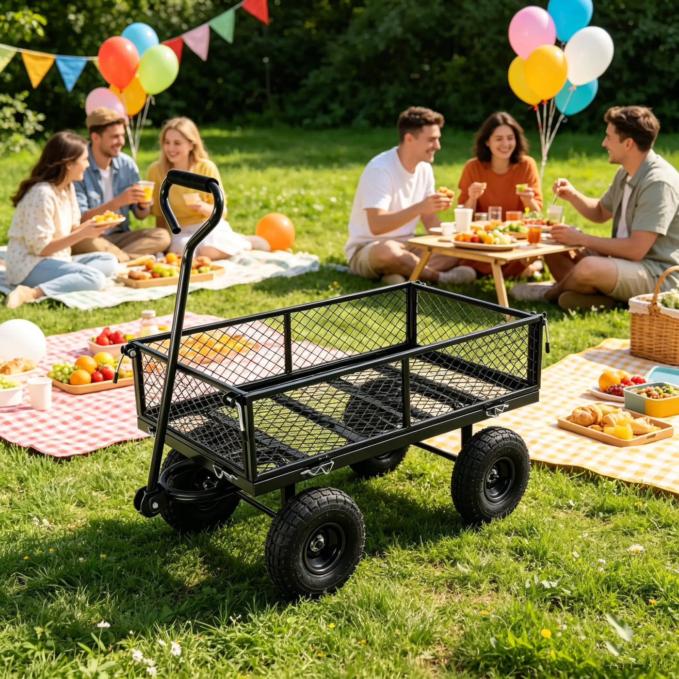 Wagon Cart Garden Cart Trucks Make It Easier to Transport Firewood by HouseOfZazla