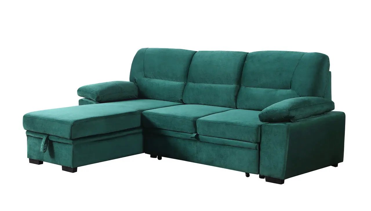 Kipling - Reversible Sleeper Sectional Sofa Chaise by HouseOfZazla