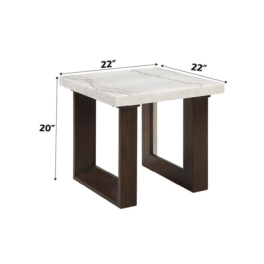 Edwyn - Table With Marble Top by Unique Piece Furniture