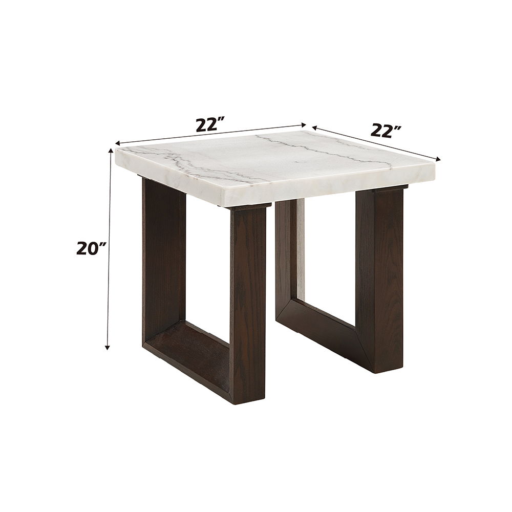 Edwyn - Table With Marble Top by Unique Piece Furniture