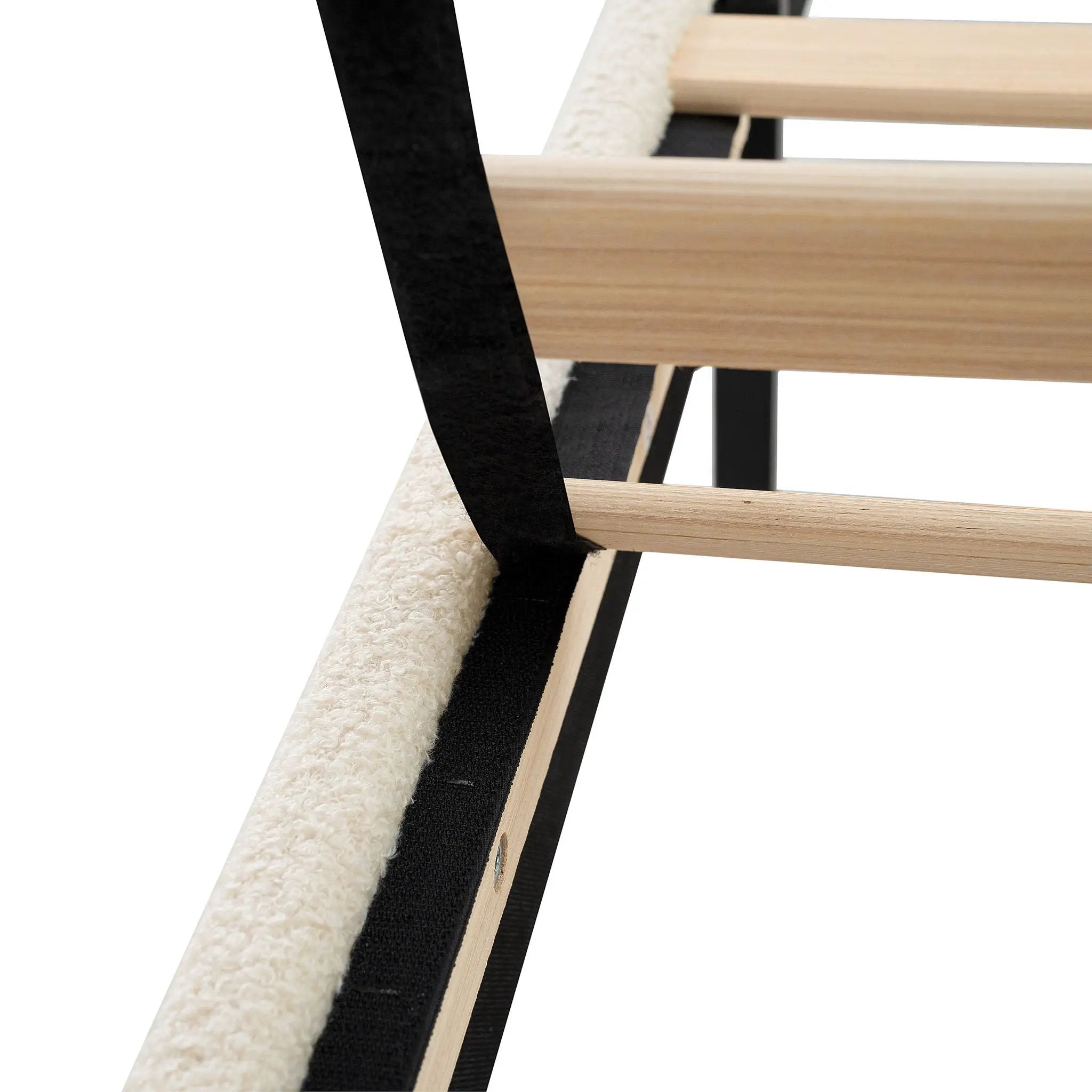 Platform Bed Frame With Tall Headboard And High Footboard by HouseOfZazla