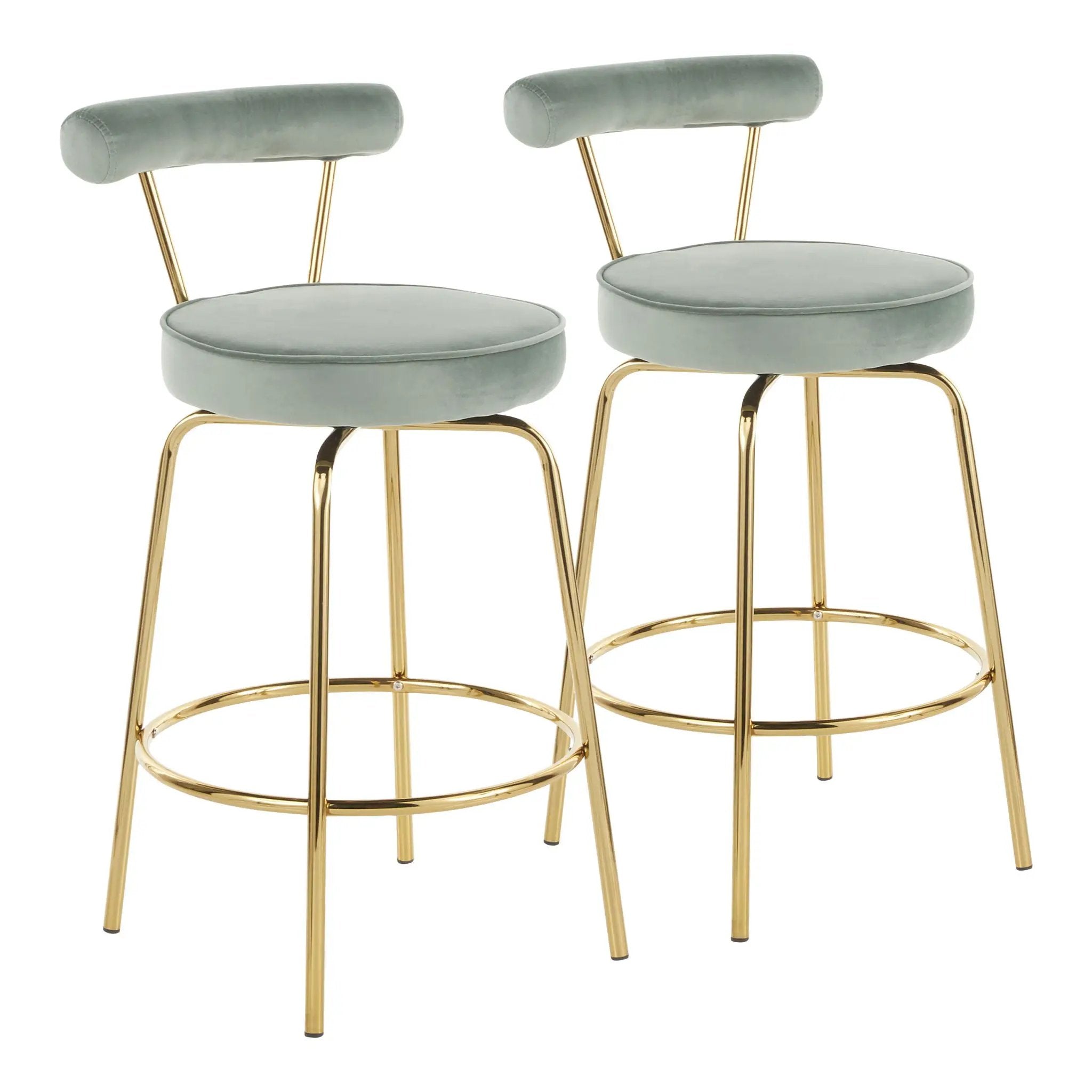 Rhonda - Glam Counter Stool (Set of 2) by Unique Piece Furniture