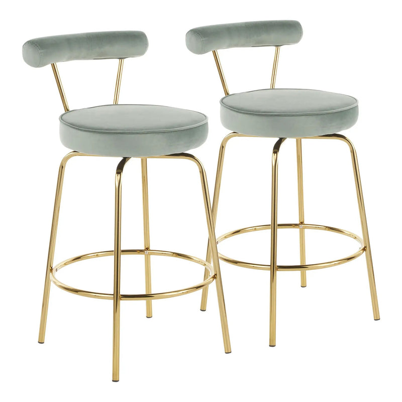 Rhonda - Glam Counter Stool (Set of 2) by Unique Piece Furniture