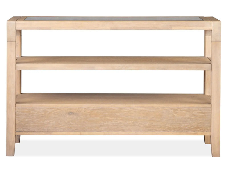 Somerset - Open Buffet - Butternut and Omari Natural by Unique Piece Furniture