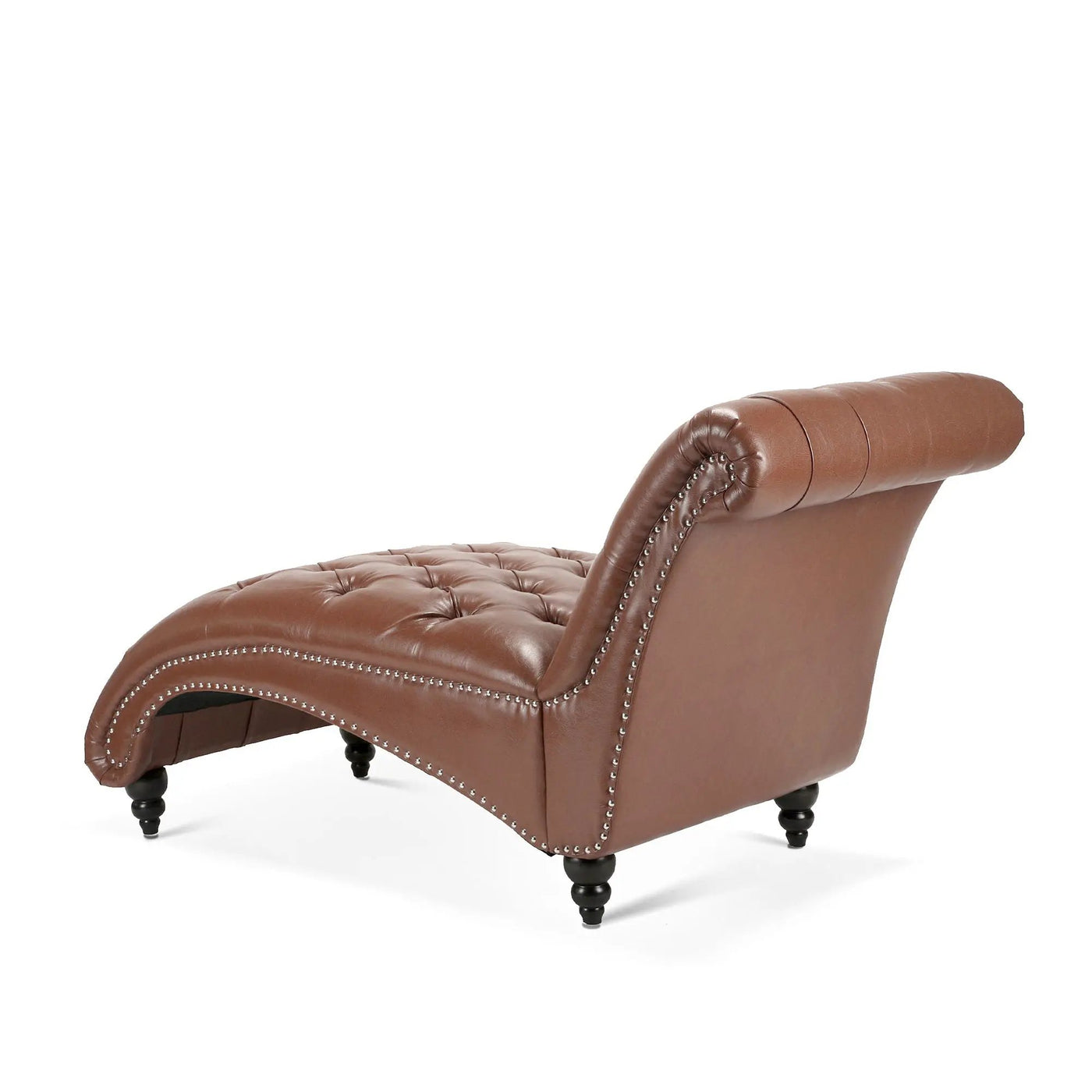 Tufted Armless Chaise Lounge by Unique Piece Furniture