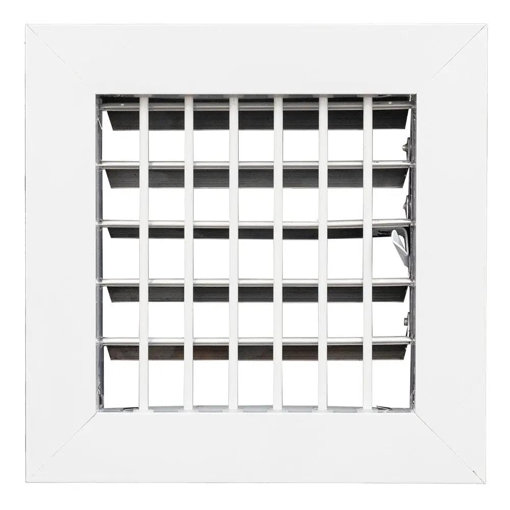 AC Register Vent Cover 6X6 inch - Adjustable Aluminum Grille by HouseOfZazla