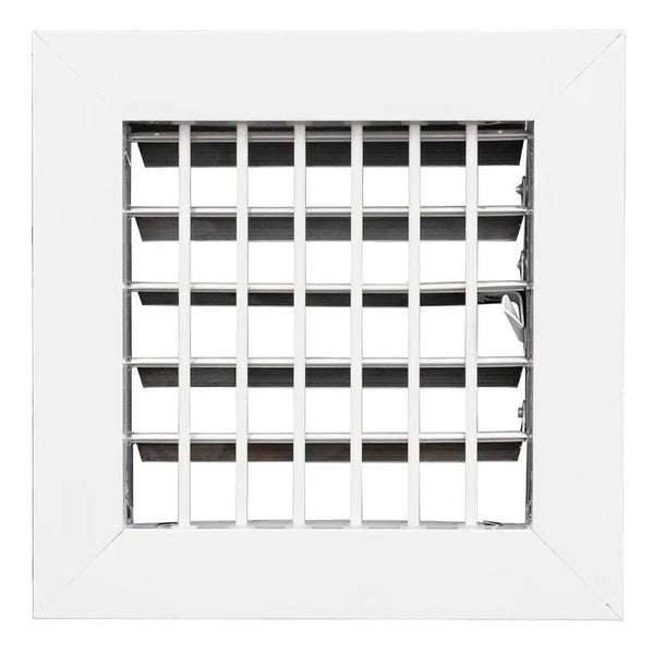 AC Register Vent Cover 6X6 inch - Adjustable Aluminum Grille