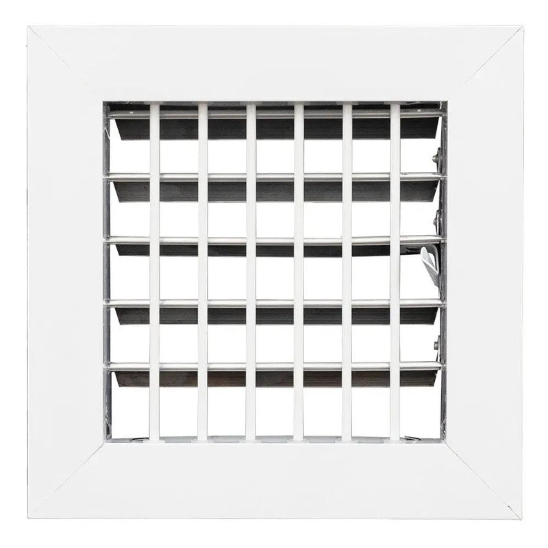 AC Register Vent Cover 6X6 inch - Adjustable Aluminum Grille by HouseOfZazla