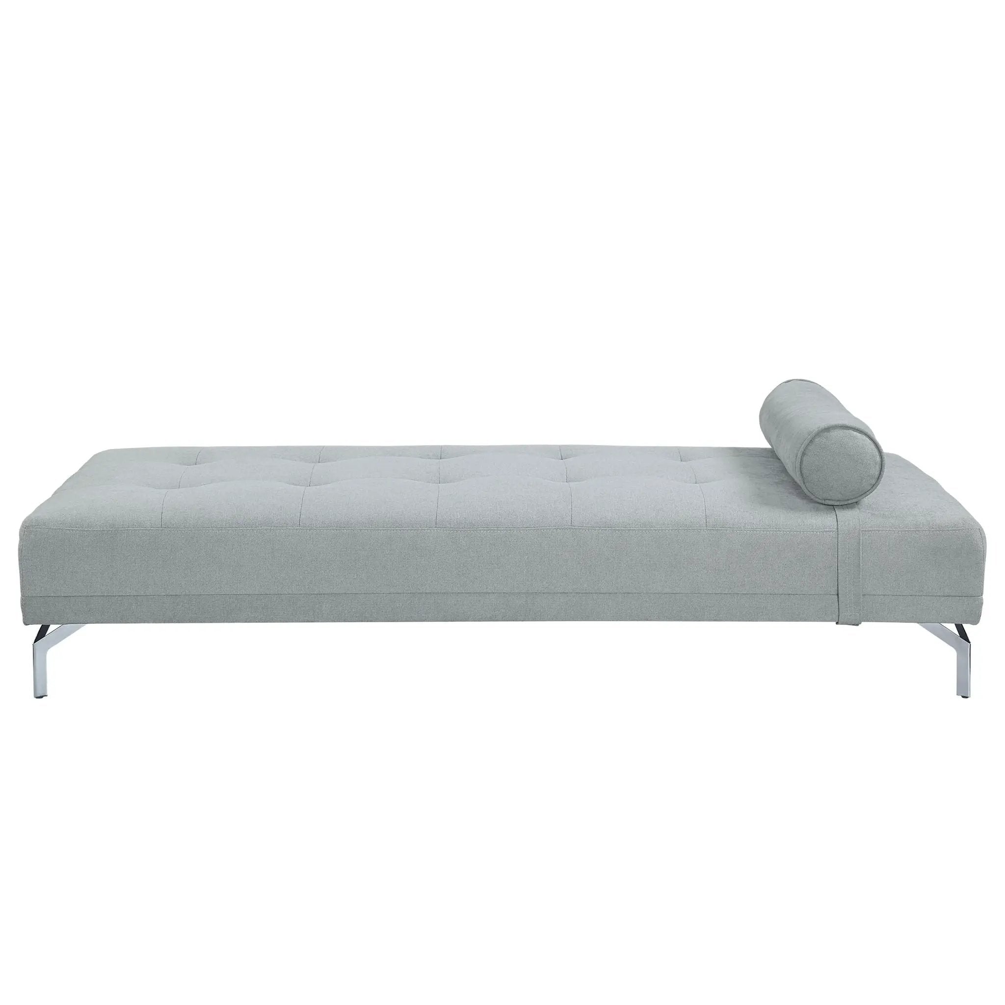 Quenti - Sofa Bed With Pillow - Gray Melange Velvet by Unique Piece Furniture