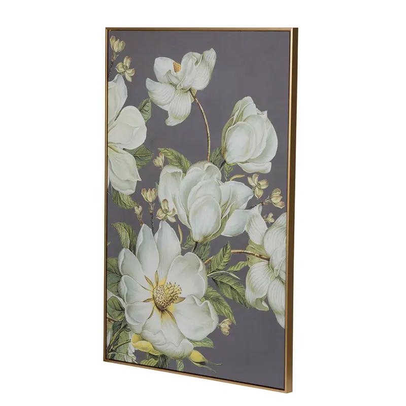 Botanical Wall Art Prints, Home Decor For Living Room Dining Room Bedroom Hallway - Gold by Unique Piece Furniture