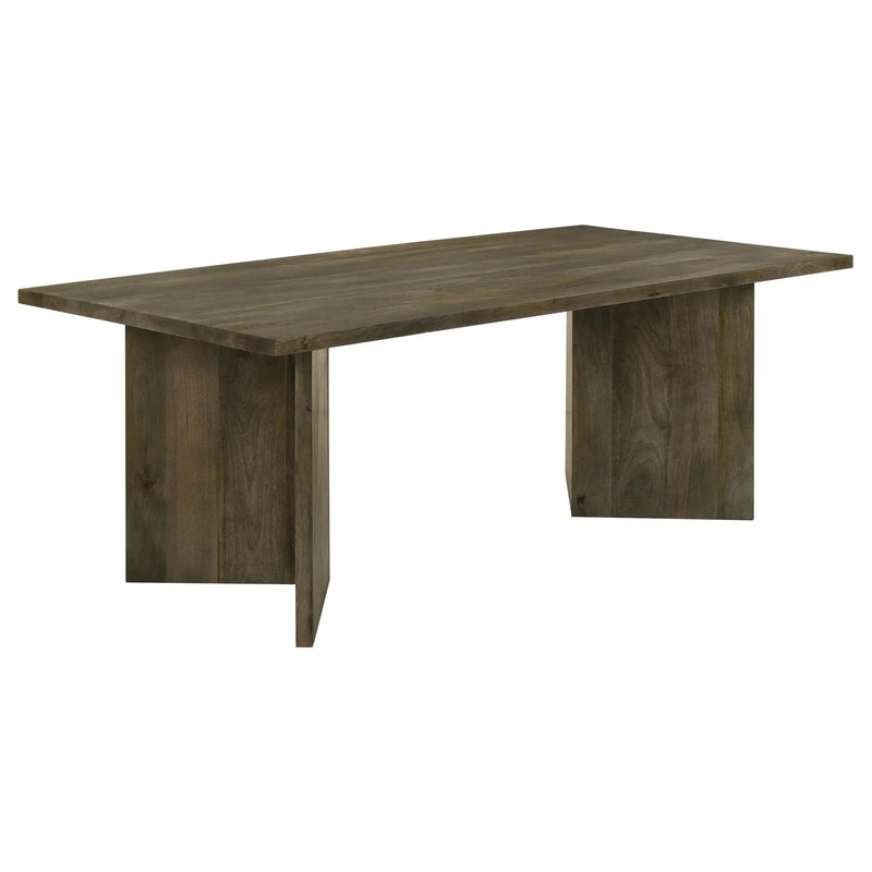 Tyler 80-inch Solid Wood Dining Table Mango Brown by Unique Piece Furniture