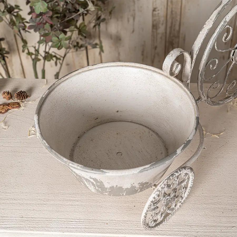 Rustic Bicycle Metal Wire Wall Planter Basket by HouseOfZazla