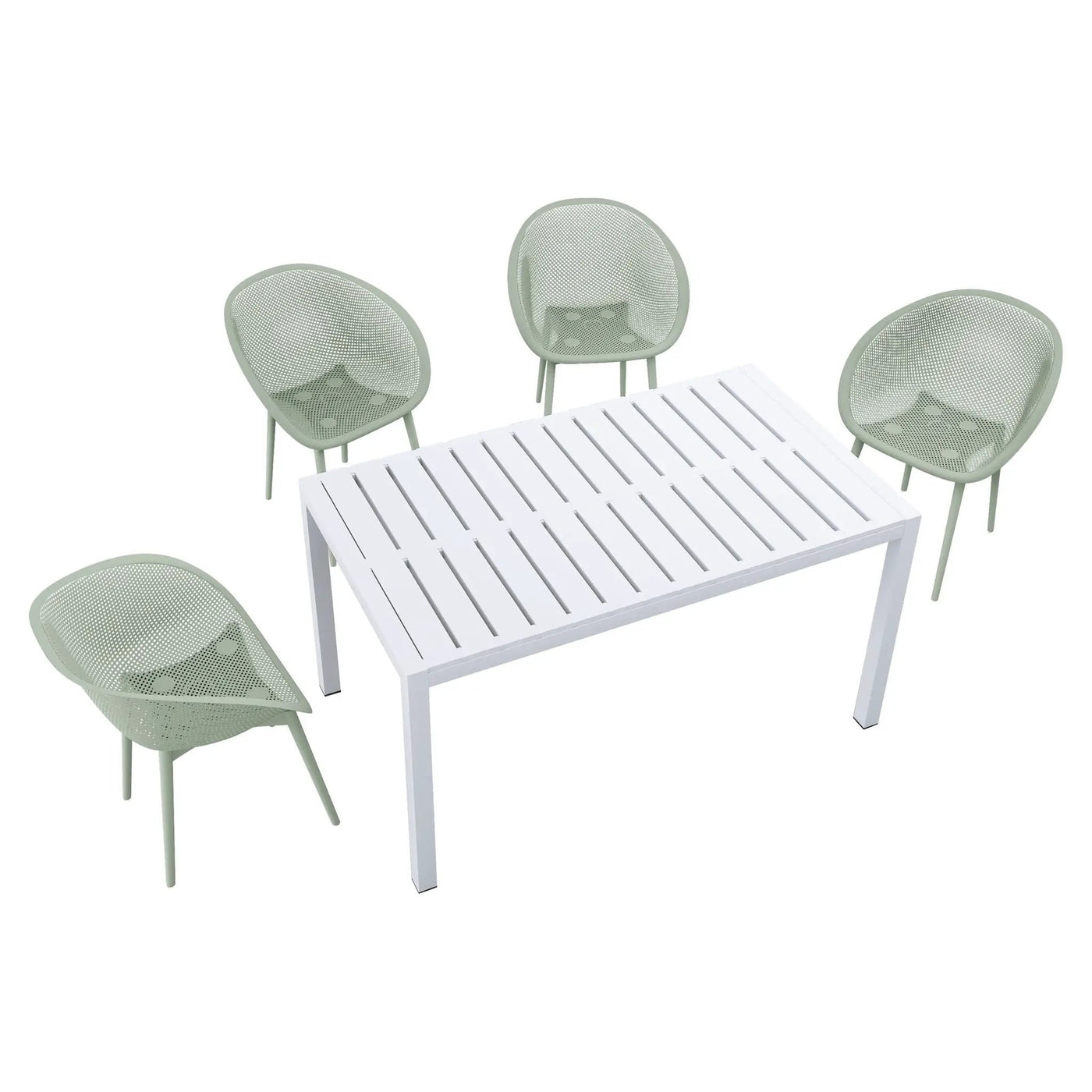 4 Pack Lounge Chair Set With Long Table by HouseOfZazla
