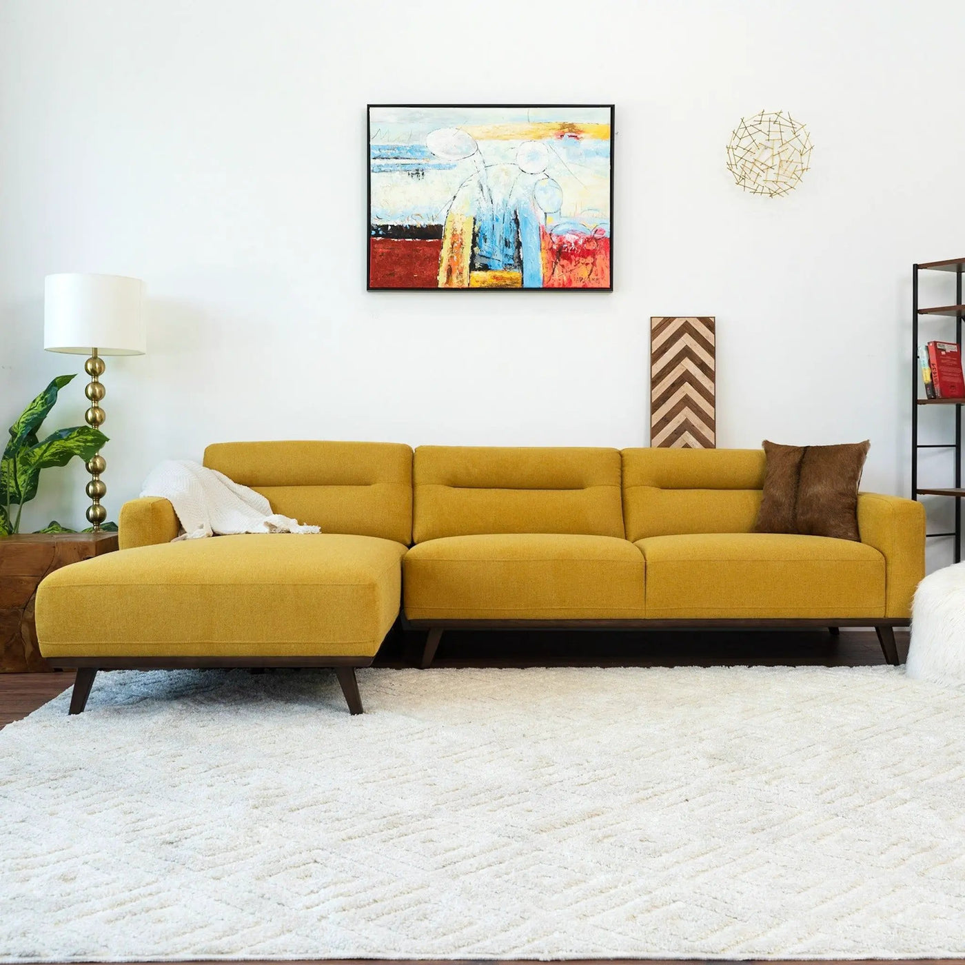 Ella - L-Shaped Sectional Couch by HouseOfZazla