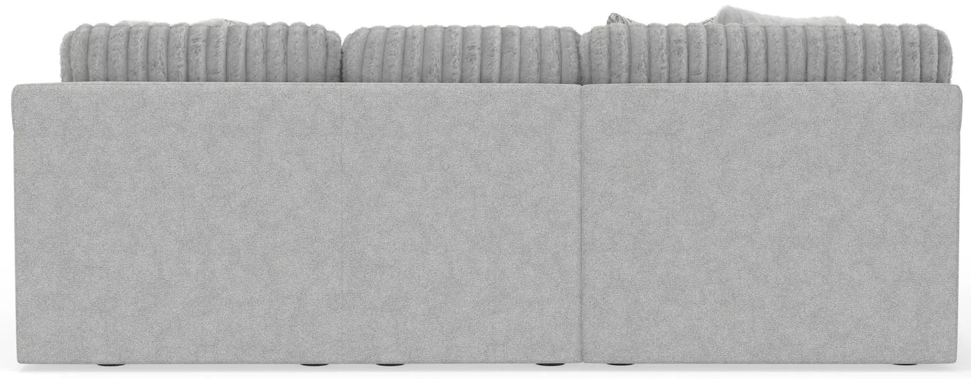 Logan - Upholstered Sectional With Comfort Coil Seating And Accent Pillows Included by Unique Piece Furniture