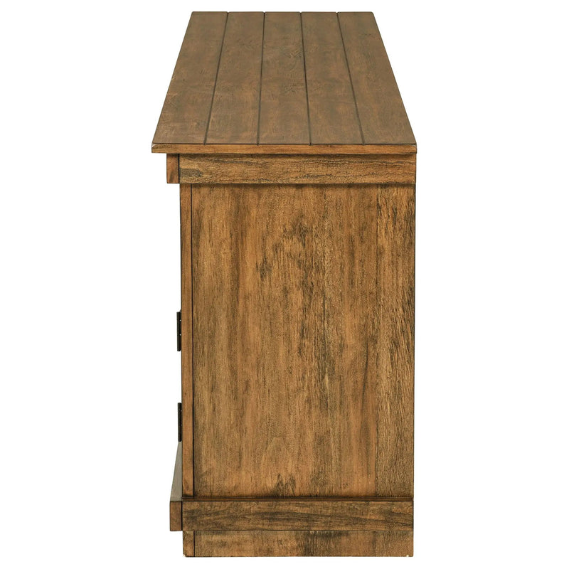 Payne 70-inch TV Stand Media Console Distressed Brown by Unique Piece Furniture