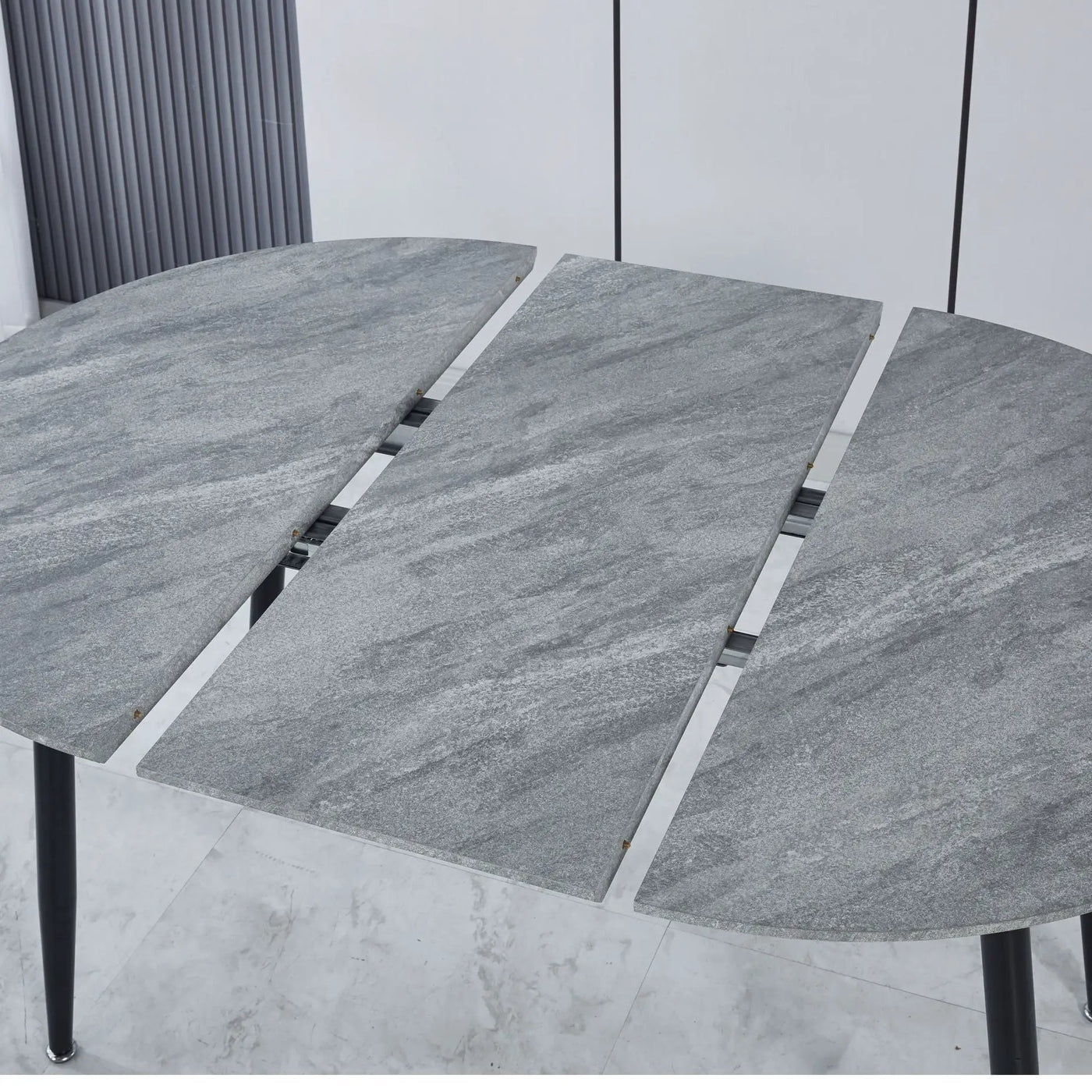 Extensible Table, Dining Table, Office Table, Coffee Table Metal Leg by HouseOfZazla