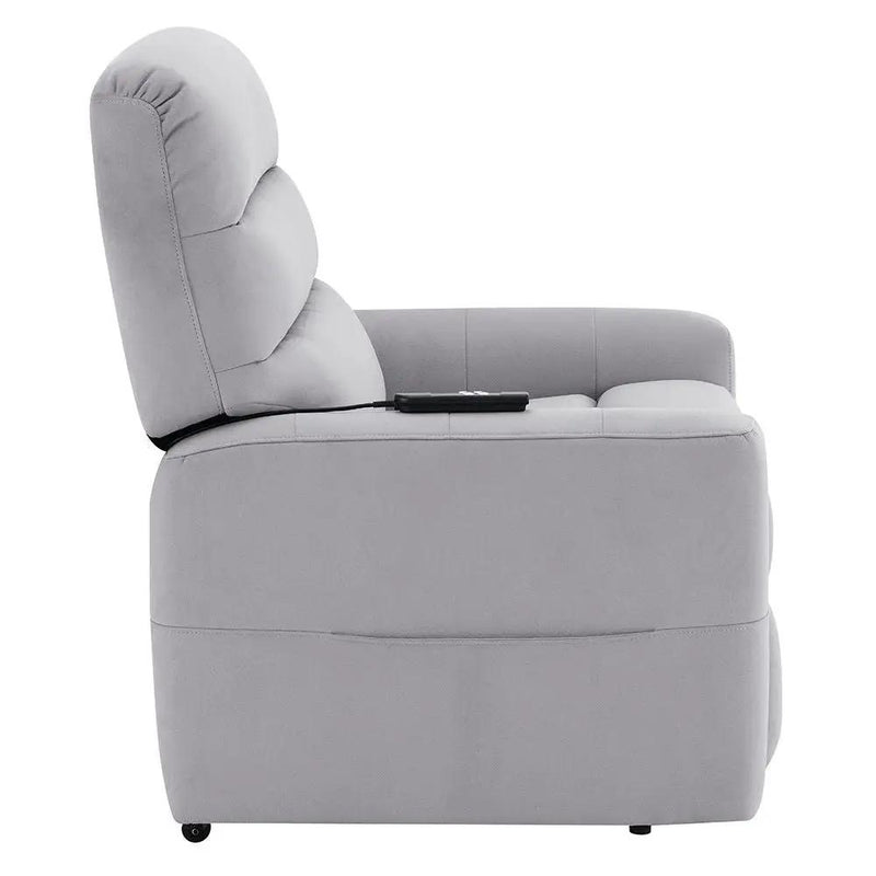 Freddie - Power Motion Recliner With Lift - Gray by Unique Piece Furniture