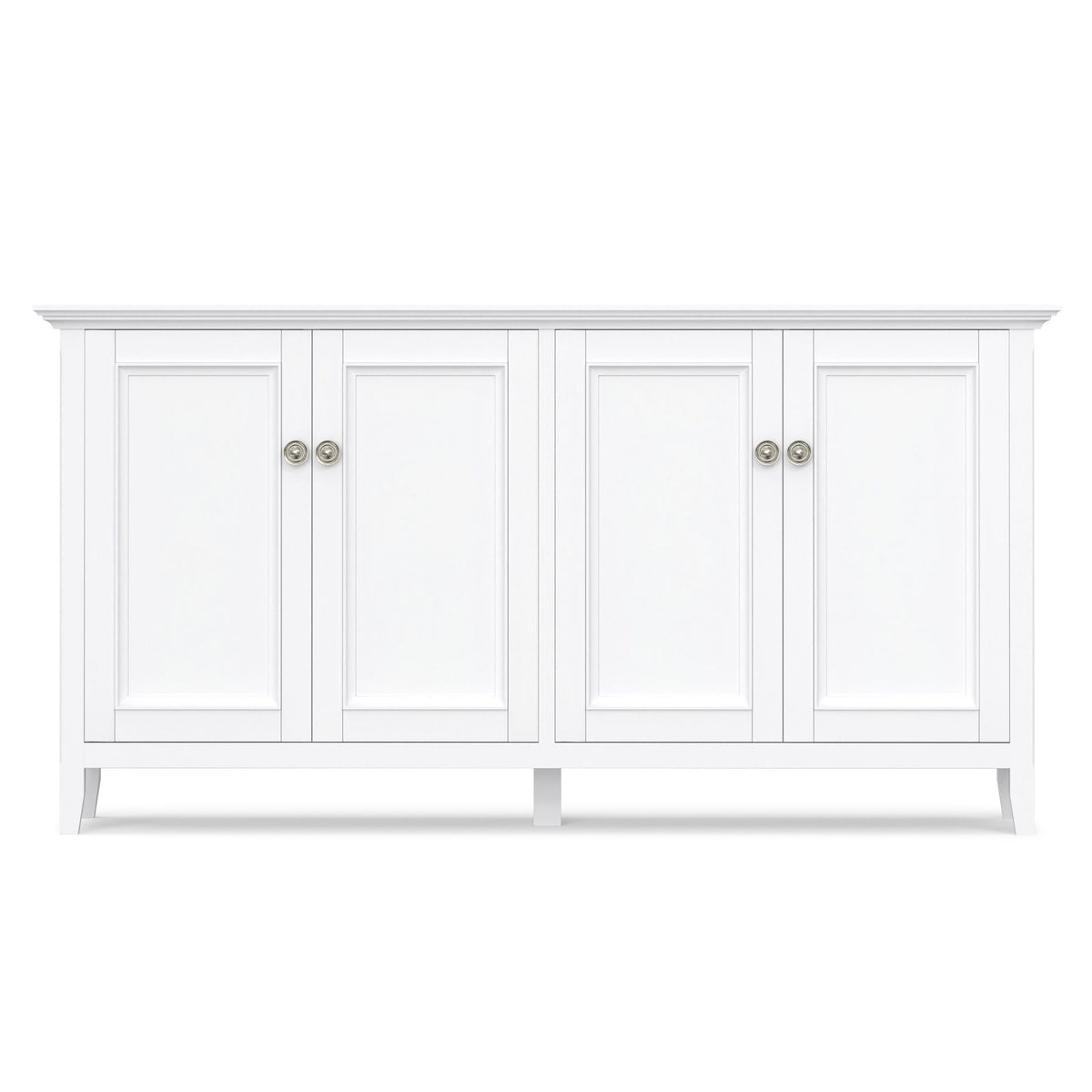 Amherst 4 Door Storage Cabinet with Adjustable Shelves - Dark Brown, Light Brown, Black, White, photo 3 of 40