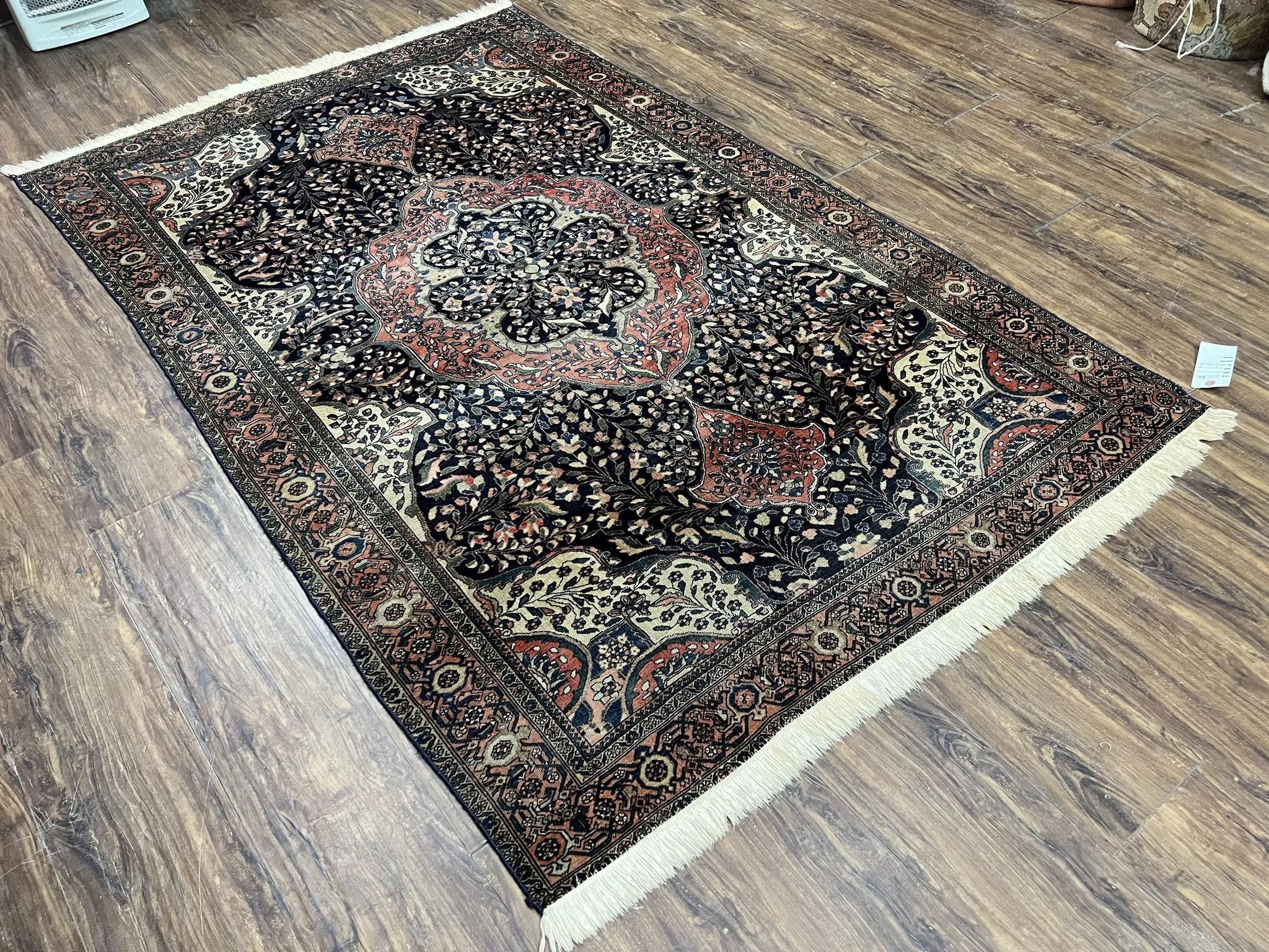 Antique Persian Sarouk Farahan Rug 4x7, Collectible Persian Carpet by Jewel Rugs
