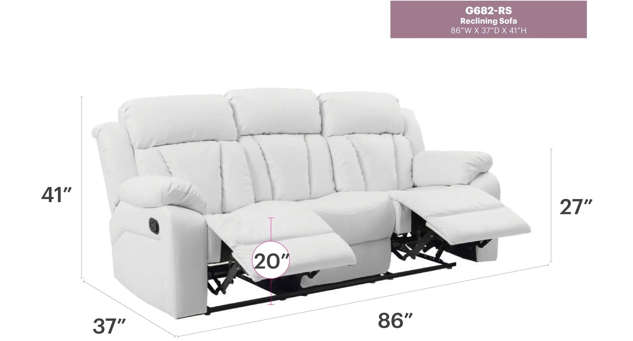 Reclining Sofa For Leisure Elegant by Unique Piece Furniture