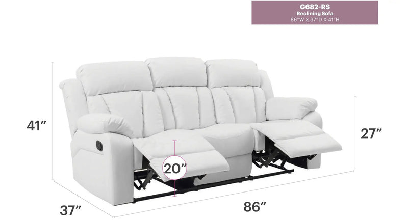 Reclining Sofa For Leisure Elegant by Unique Piece Furniture