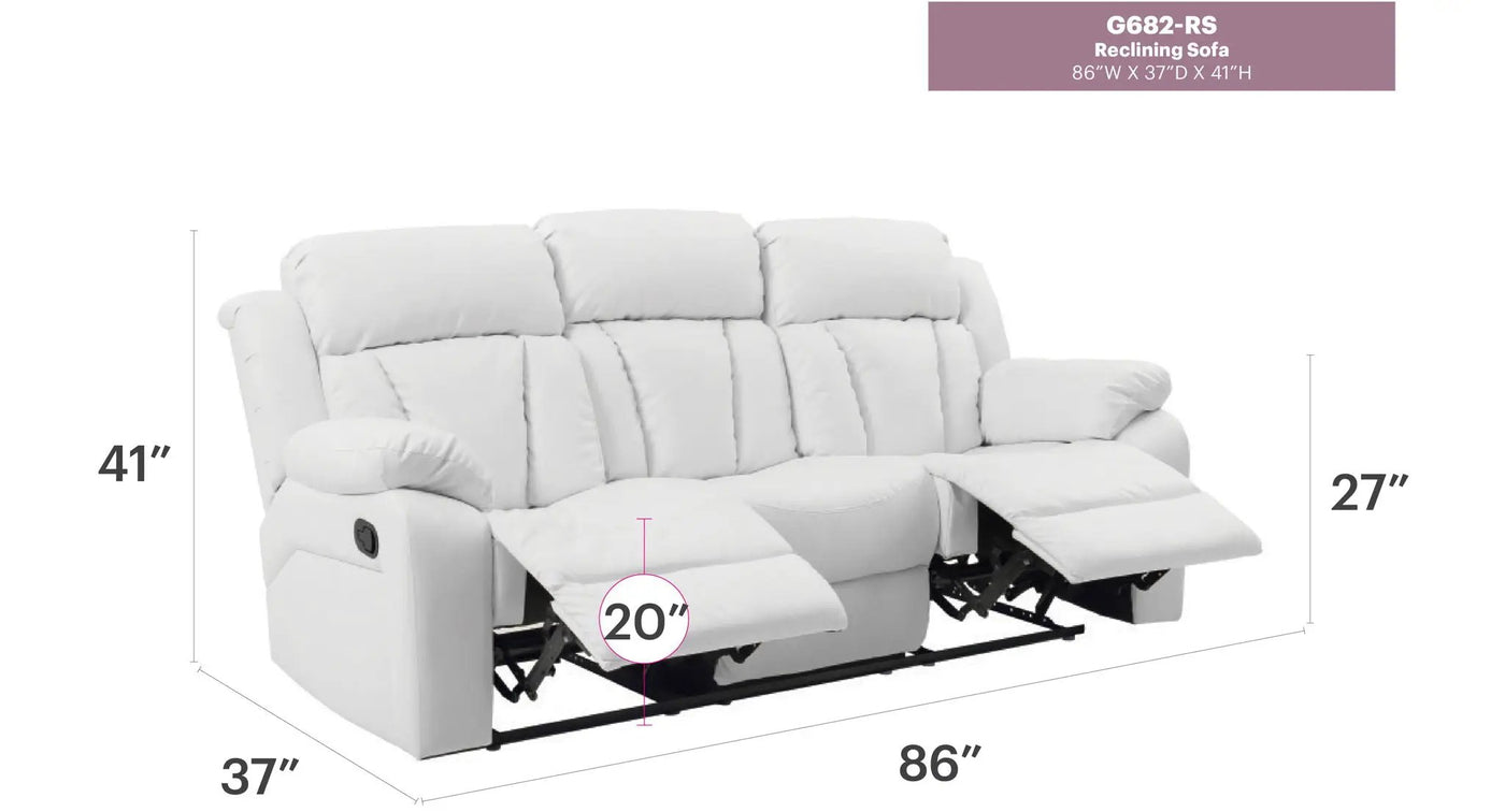 Reclining Sofa For Leisure Elegant by HouseOfZazla