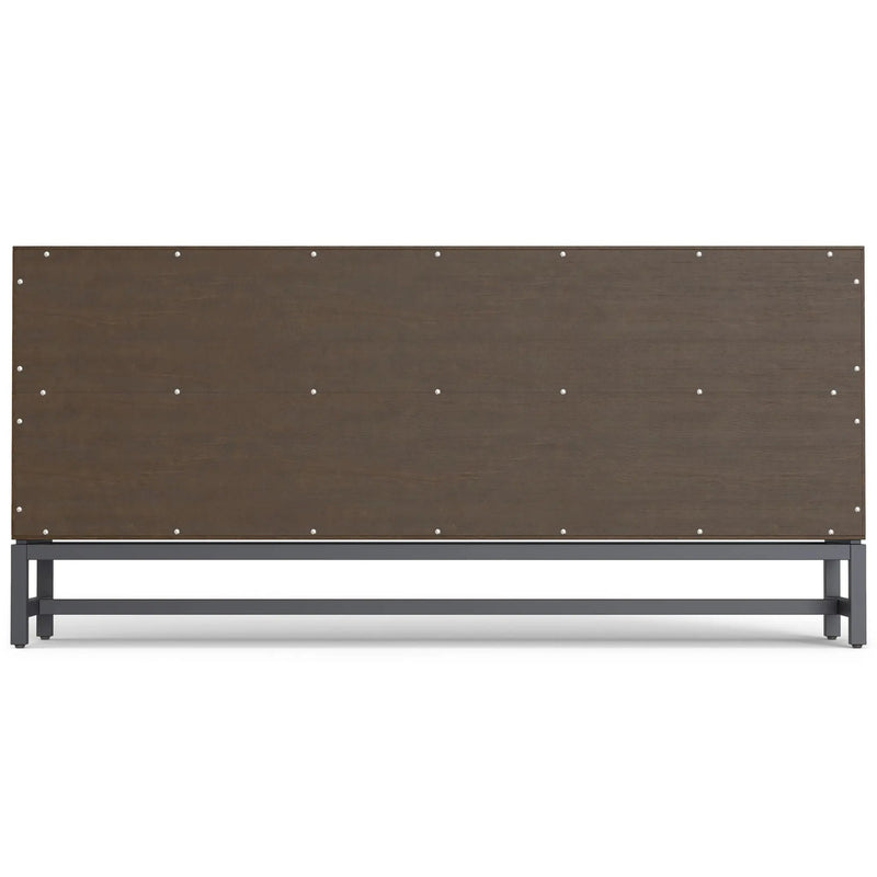 Banting - Low Wide Bookcase - Walnut Brown by Unique Piece Furniture