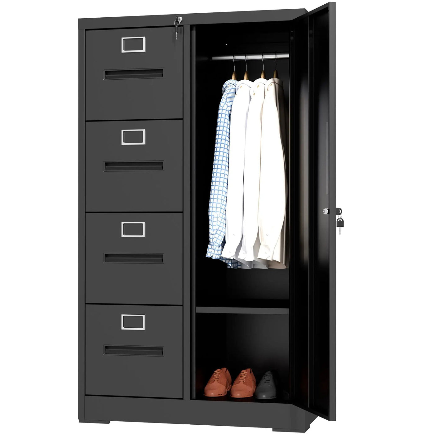 Storage Vertical Filing Cabinet With Lock by HouseOfZazla
