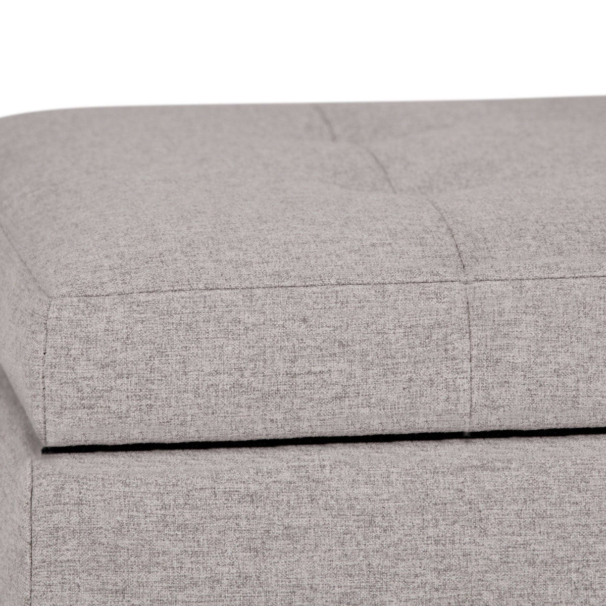 Upholstered Storage Ottoman with Child Safety Hinge - Multiple Colors, photo 25 of 40