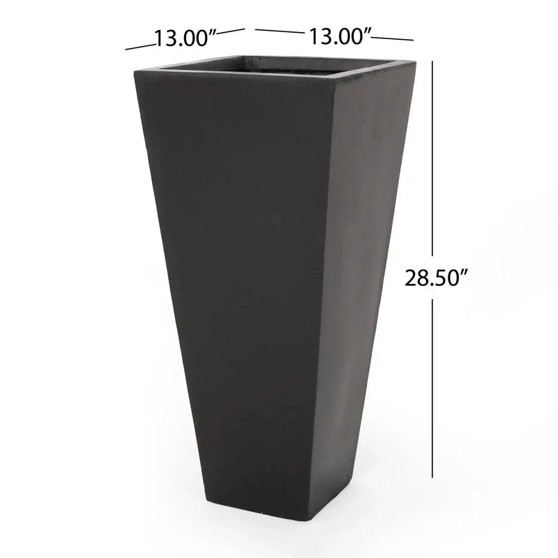 Outdoor Modern Cast Stone Planter by HouseOfZazla