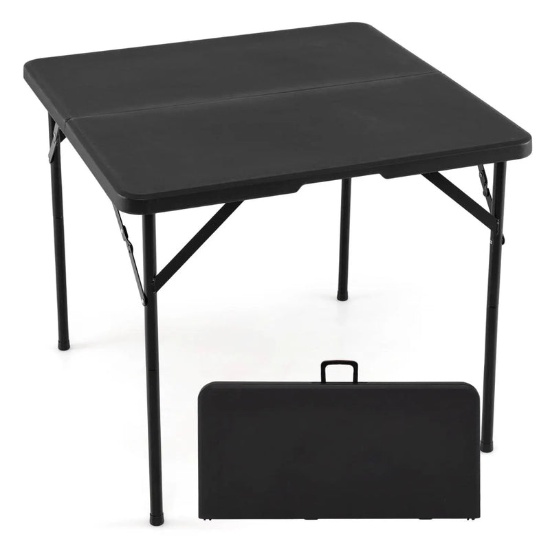 34 Inch Square Folding Card Table with Carrying Handle by DirectDeals