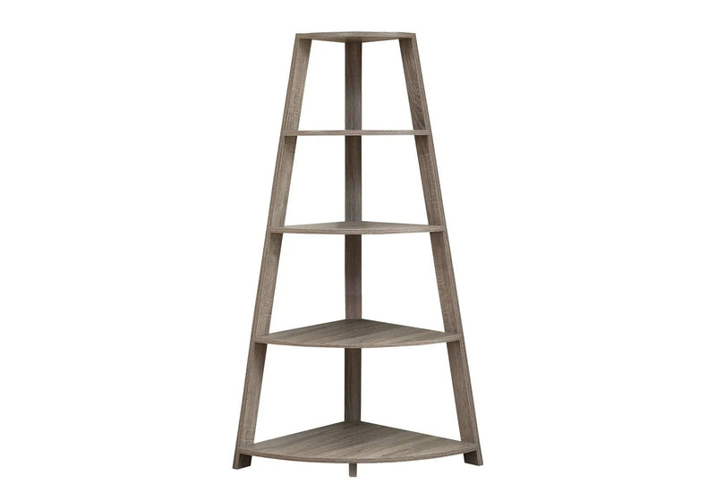 4-Tier Corner Bookshelf, Modern & Contemporary Style by HouseOfZazla