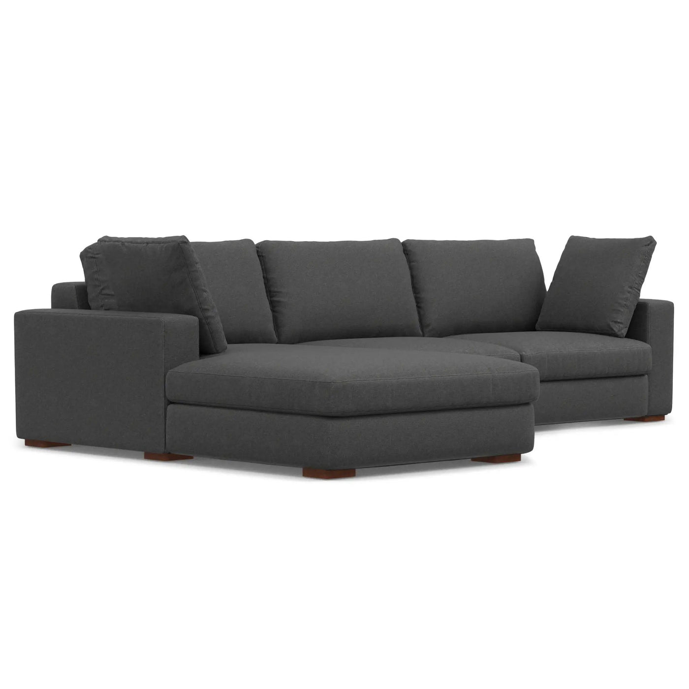 Charlie - Upholstered Deep Seater Sectional Sofa by HouseOfZazla