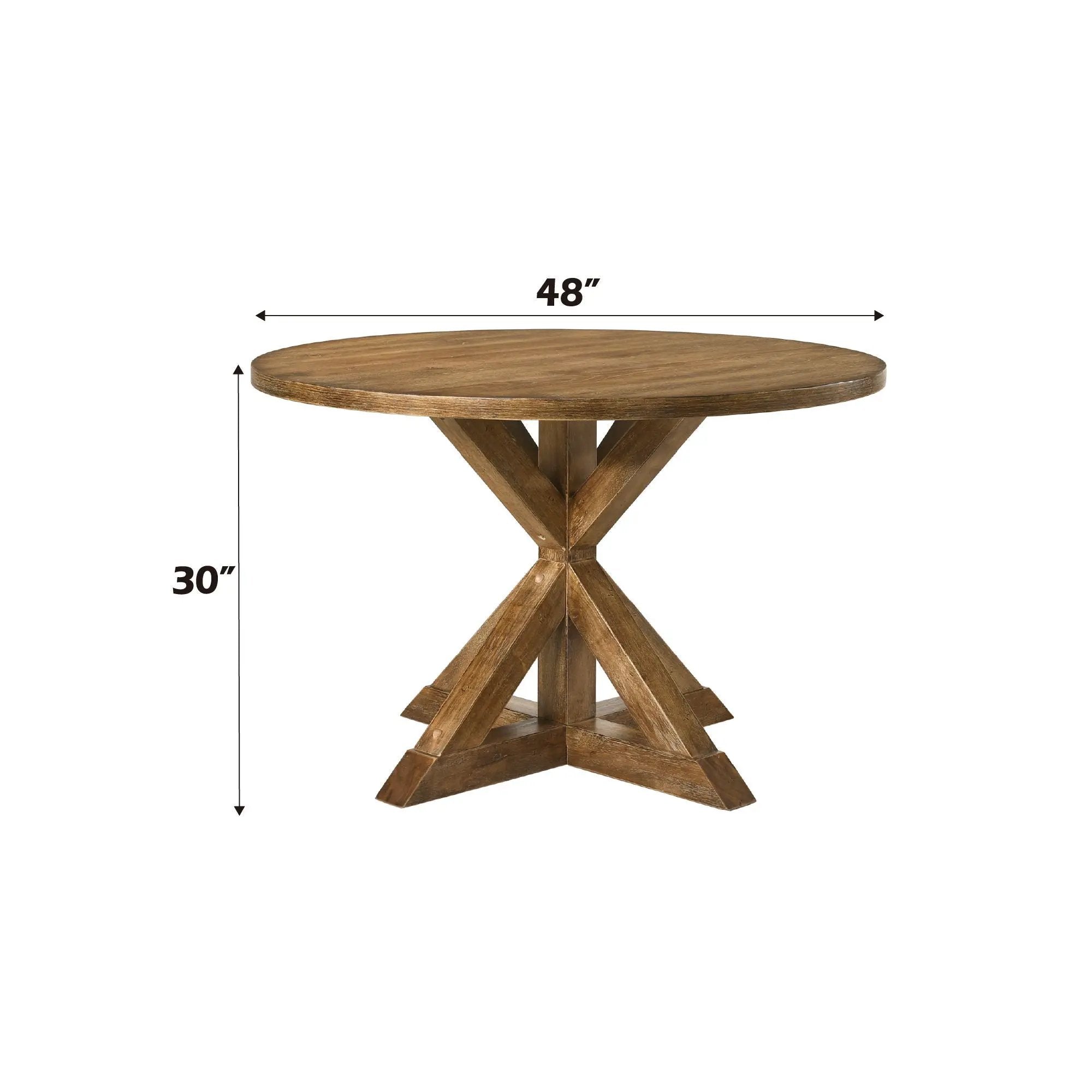 Wallace II - Weathered Dining Table - Oak by Unique Piece Furniture