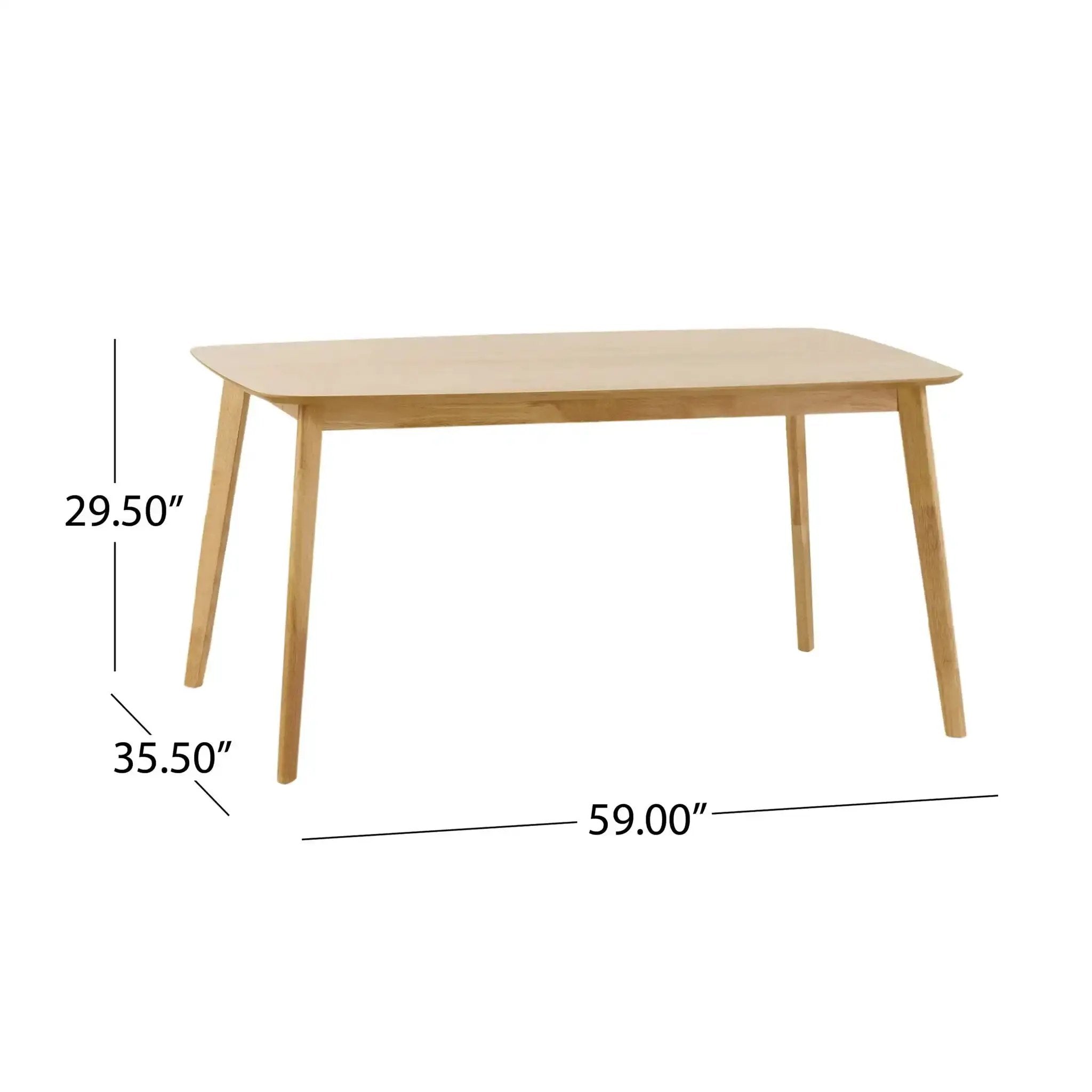 Retro Dining Table With Faux Wood Top by HouseOfZazla