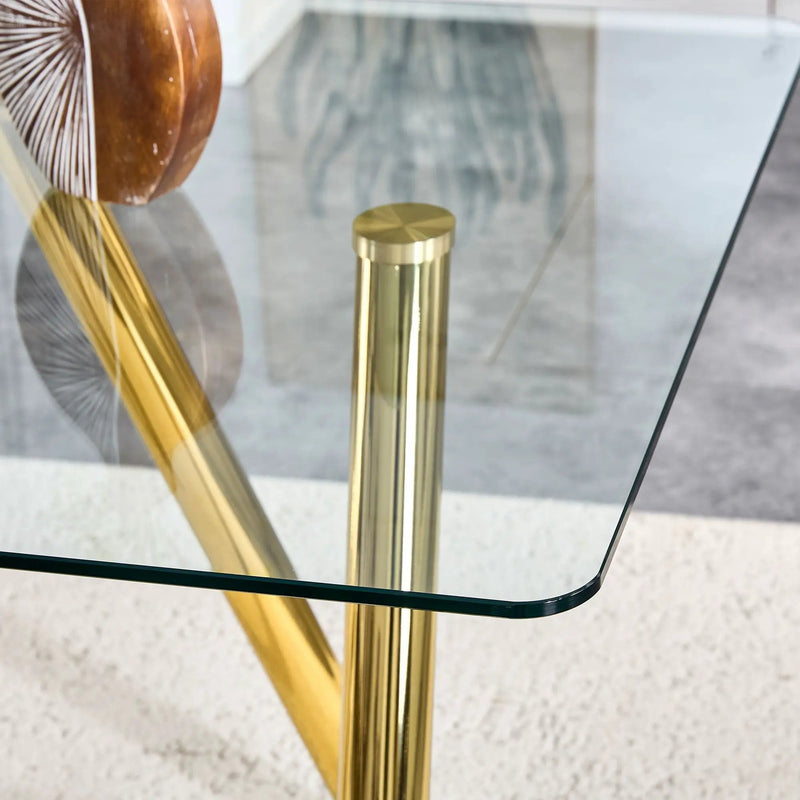 Dining Table With Transparent Surface