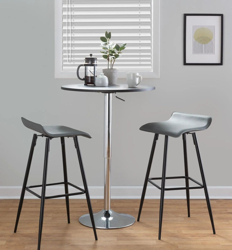 Ale - Contemporary Fixed-Height Bar Stool (Set of 2) by Unique Piece Furniture