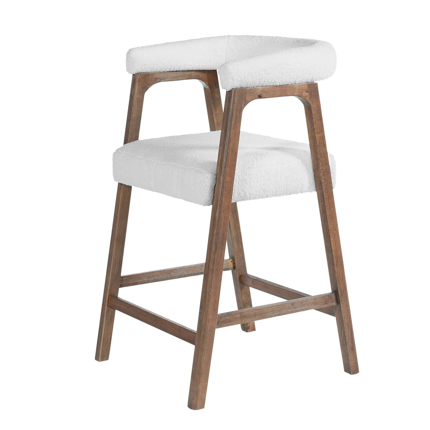 26'' Seat Height Bar Stools with Back - Set of 2 by HouseOfZazla