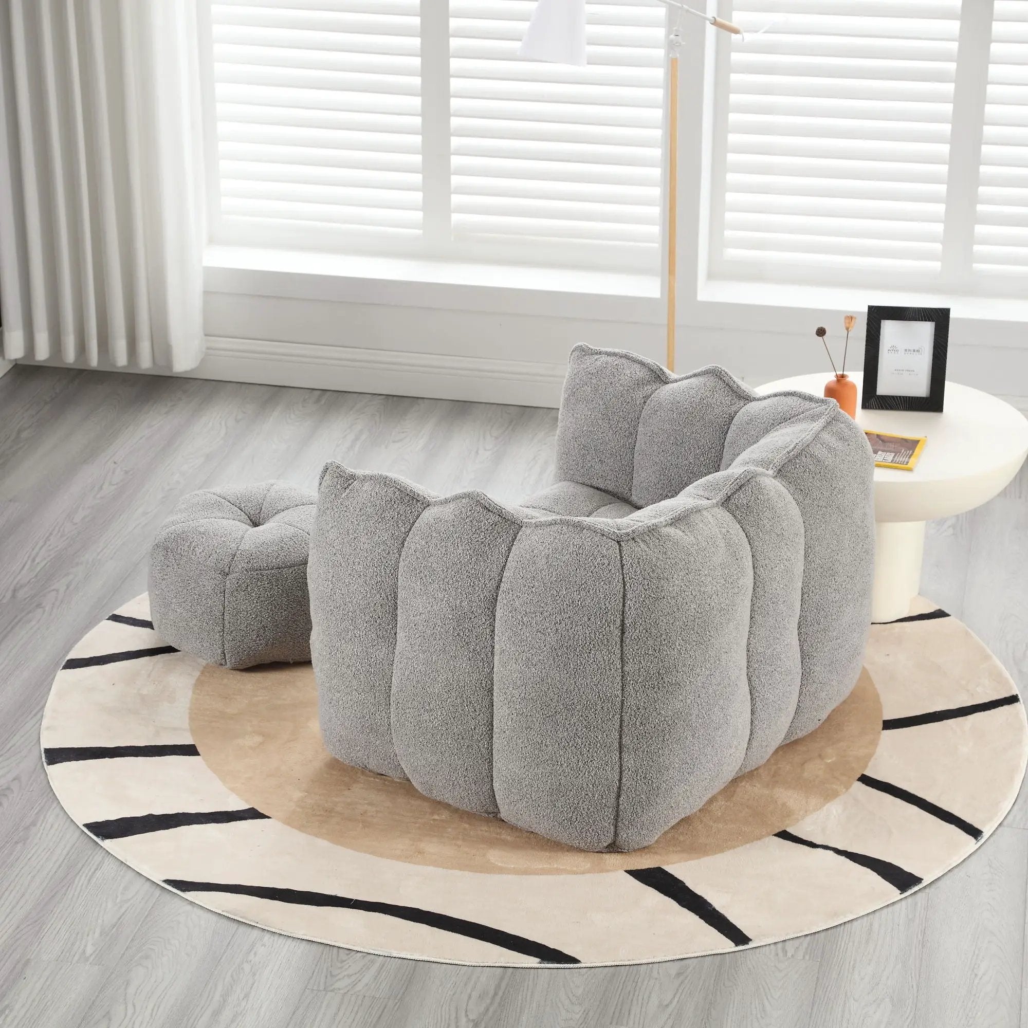 Soft Bean Bag Chair With High Resilient Foam by HouseOfZazla