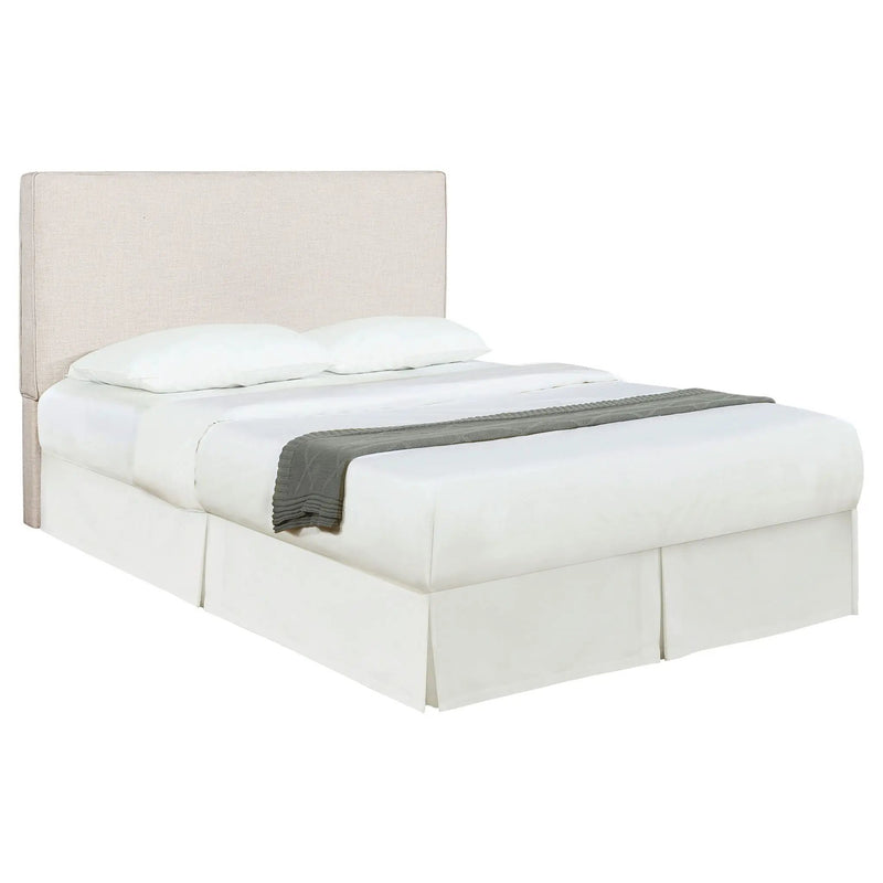 Kosmo Upholstered Queen or Full Panel Headboard Sand by Unique Piece Furniture