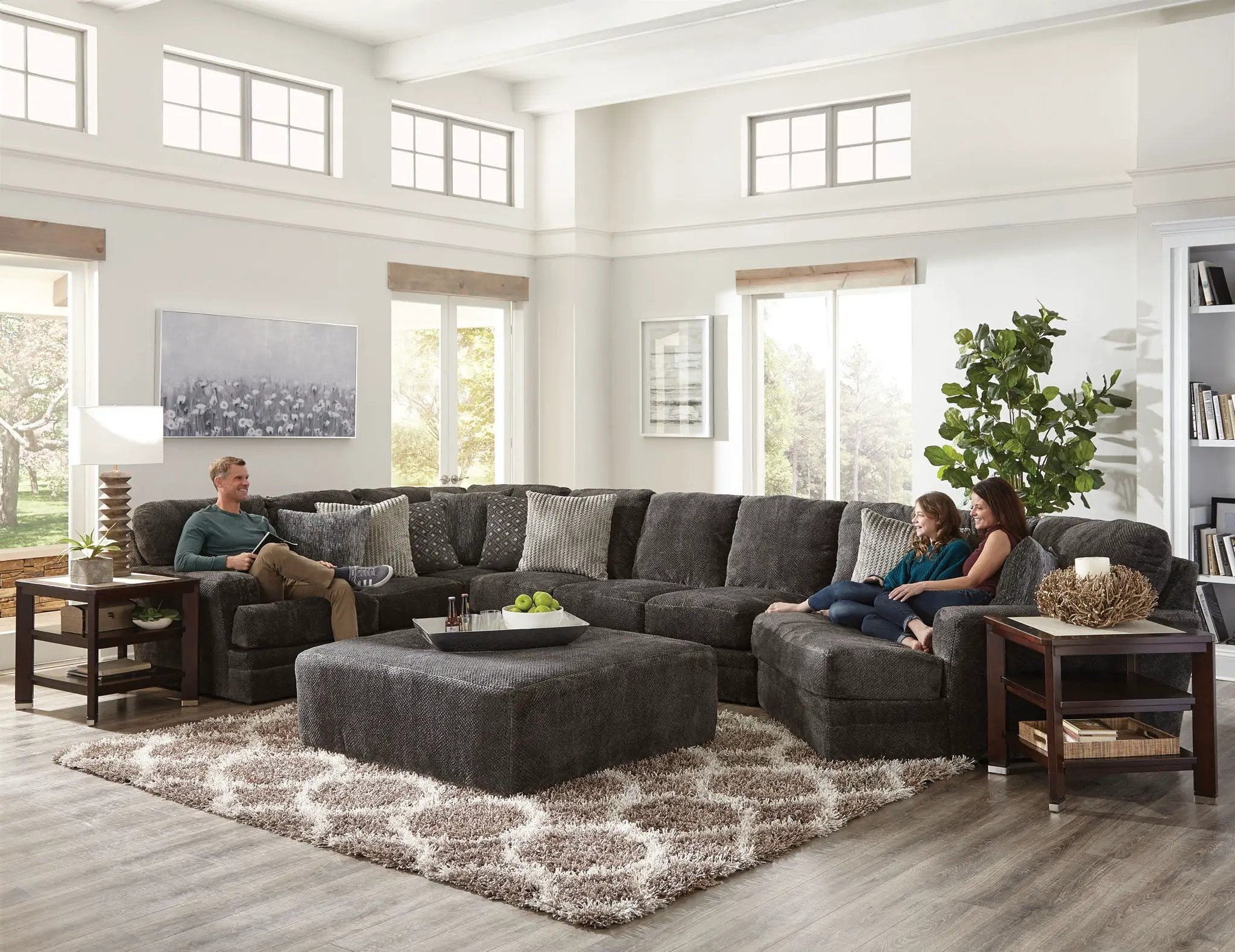 Mammoth Modular Sectional - Cocktail Ottoman 40" by Unique Piece Furniture