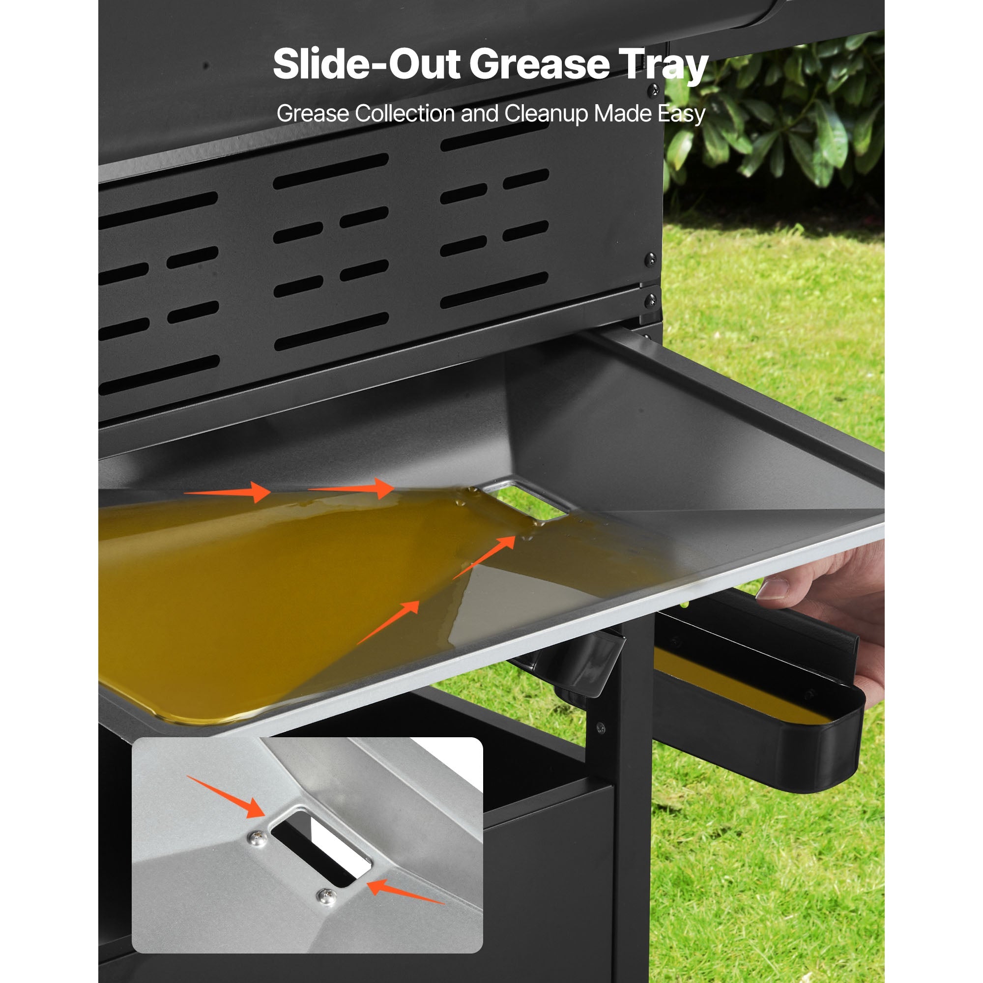 Gas Grill, 4 Burner Propane Gas Grill with Side Burner by HouseOfZazla