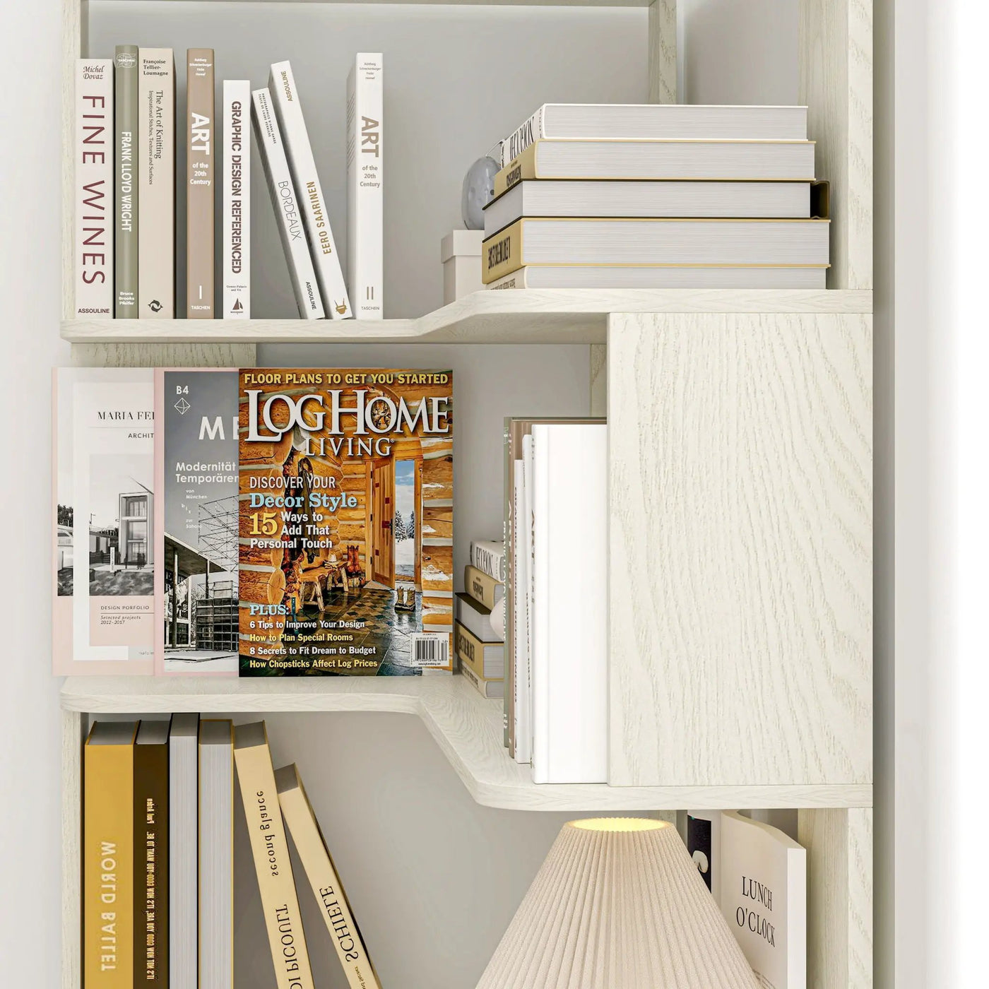 L-Shaped Design Corner Bookshelf by HouseOfZazla