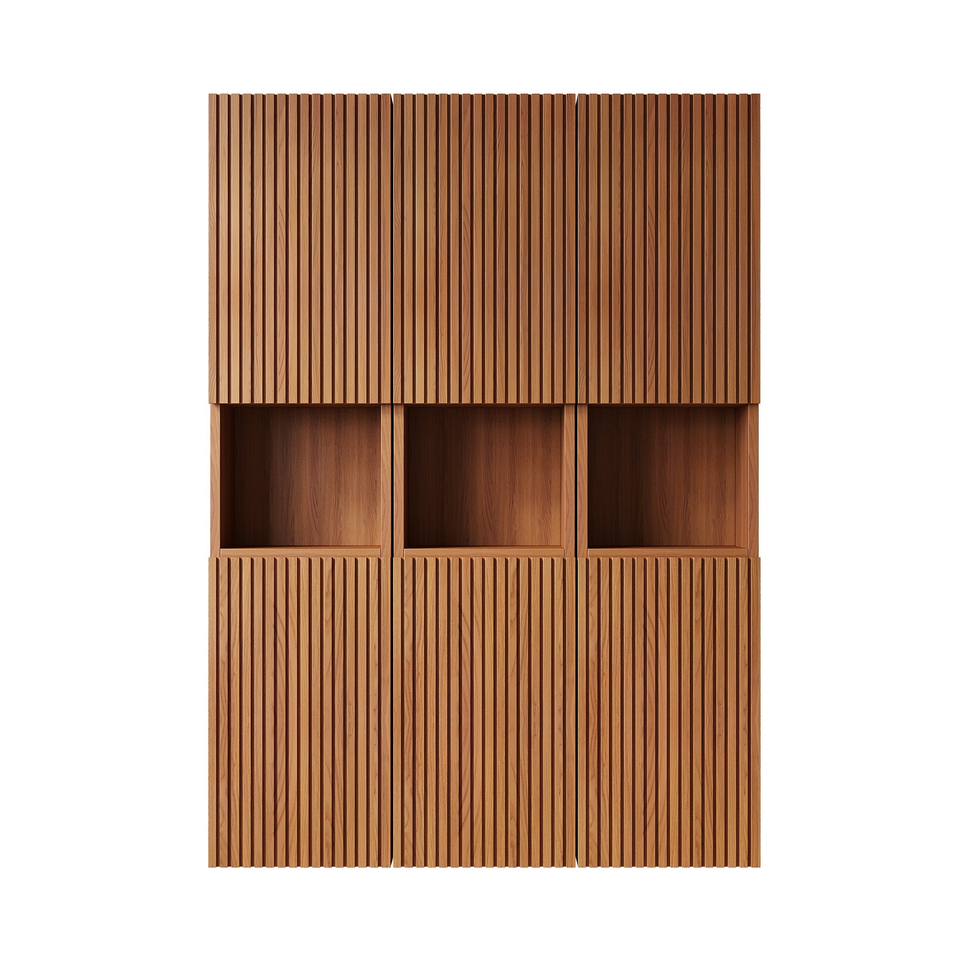 MITCH 41" Bathroom Wall Mounted Cabinet with 6 Doors by HouseOfZazla