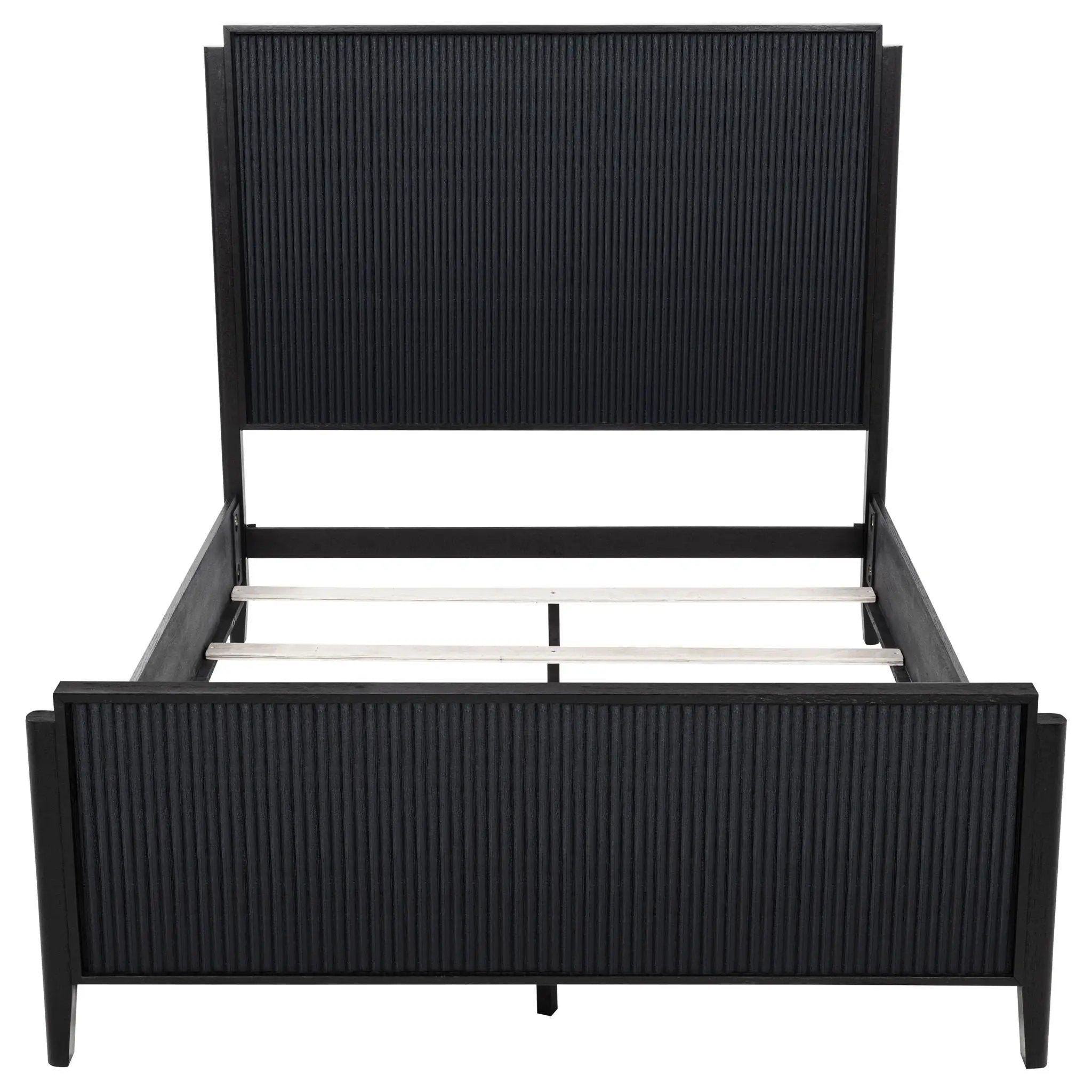 Brookmead Wood Queen Panel Bed Black by Unique Piece Furniture